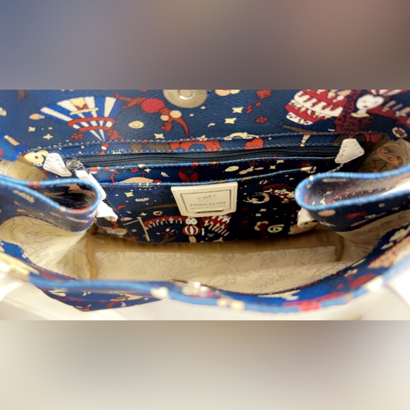 NWOT TWO PIERO GUIDI TOTE BAG & CROSSBODY, ITALIAN CALF LEATHER  2 in 1 .. - Picture 16 of 17